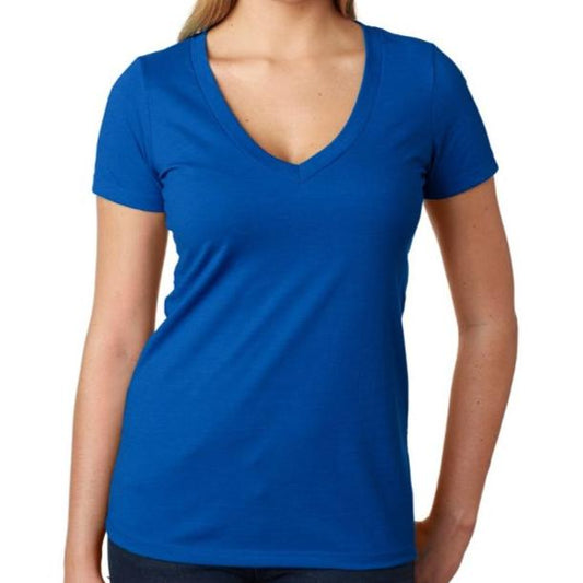 Next Level - Ladies CVC Deep V-Neck T-Shirt